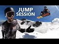 First Snowboard Jump Session of the Season