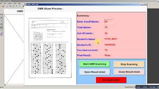 OMR Sheet scan using Matlab