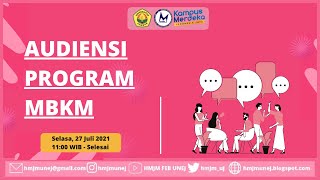 Audiensi Program MBKM Manajemen FEB UNEJ 2021