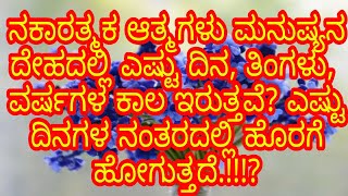 ಆತ್ಮಗಳು ಮನುಷ್ಯನ ದೇಹದಲ್ಲಿ ಎಷ್ಟು ವರ್ಷಗಳ ಕಾಲ ಇರುತ್ತವೆ.!!??