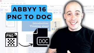 Abbyy Finereader 16 | Convert an image to an editable document | how to