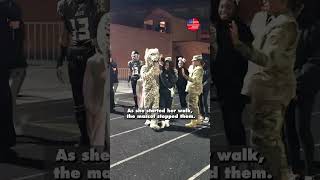 Cheerleader had no idea mascot was hiding a big secret ❤️🇺🇸