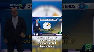 Fall back! Daylight saving time ends this weekend