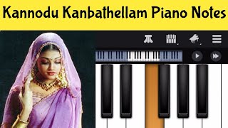 Kannodu Kanbathellam Piano Notes| Tamil Piano Songs
