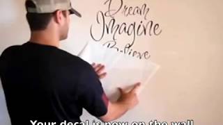 Wall Quote Application By Trendy Wall Designs