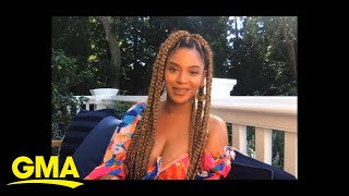 Beyoncé shares exclusive special message ahead of 'Black is King' debut l GMA