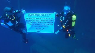 World War Two veteran breaks own scuba diving record at 96