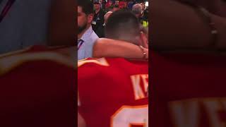 Taylor Swift and Travis Kelce kiss after Kansas City Chiefs’ Super Bowl 2024 win #shorts