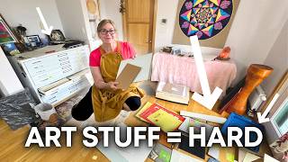 Decluttering Is Different When You’re an Artist 🎨 (Part 2/3)