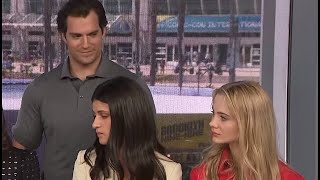 Henry Cavill can’t stop looking at Freya Allen