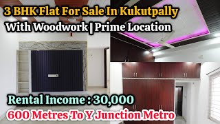 3 BHK Flat For Sale In Kukutpally || Near Y Junction Metro || GHMC || Investment || Code: PAR- 817✨️