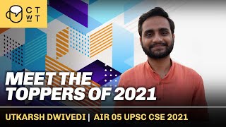 AIR 5 Utkarsh Dwivedi UPSC CSE 2021 - Meet the UPSC Toppers #resultreaction #upscresults2021