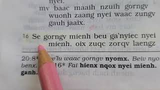 Cong-Mengh Waac 20, Simv nqoi nzaeng jaax nyei jauv (Iu Mien Bible Proverbs 20)