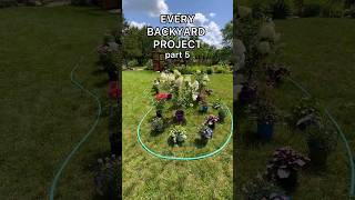 Anti-grass club!! 🌸 Our backyard garden transformation (backyard transfomation ep 5) #gardens #diy