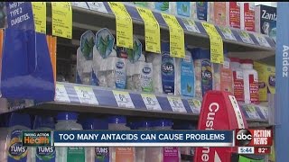 Too many antacids can lead to health problems