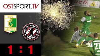 Erst Feuerwerk! Dann strittiges Elfer-Foul: Chemie Leipzig - BFC Dynamo 1:1 | Regionalliga Nordost