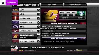 COLLEGE FOOTBALL REVAMPED PS3 CENTRAL MICHIGAN  CHIPPEWAS DYNASTY MEGA STREAM