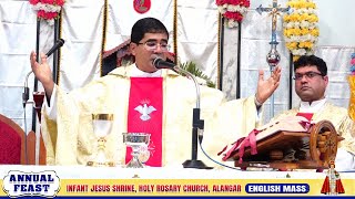 INFANT JESUS SHRINE ALANGAR | Annual Feast 2025 | ENGLISH MASS 12.01.2025 | 11.00 AM