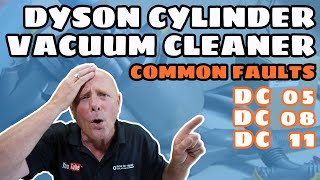 DYSON cylinder vacuum cleaner repair guide and faults DC05 Absolute, DC08 Allergy Animal, DC11 Aller