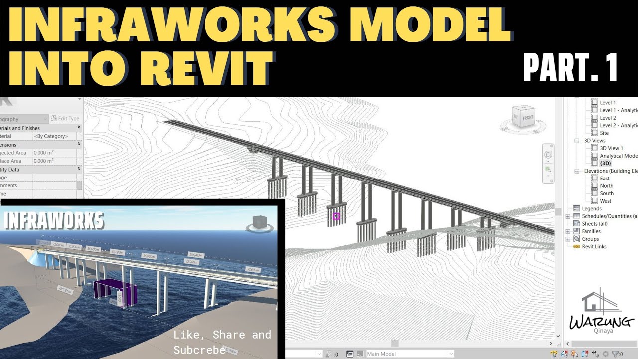 Infraworks Model Into Revit - YouTube