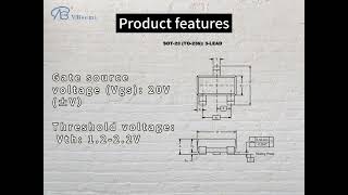 SQ2318ES-T1-GE3-VB is a SOT23 package N-Channel field effect MOS tube