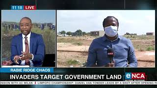 Rabie Ridge chaos | People occupy government-owned land