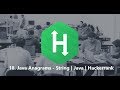 18. Anagram String - String | Java | Hackerrank