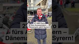 27.000 Euro - so viel zahlt Dänemark jedem Syrer, der in sein Heimatland zurückkehrt!💰🇸🇾