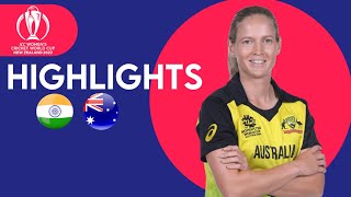 #18 India Women vs Australia Women World Cup 2022 Highlights | IND-W vs AUS-W Women's World Cup Hls