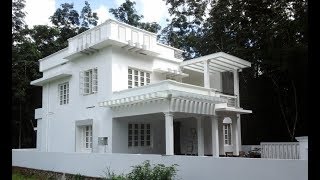 Cute Modern House in 4 Cent Plot 1100 Sft for 11 Lakh | Elevation | Interiors