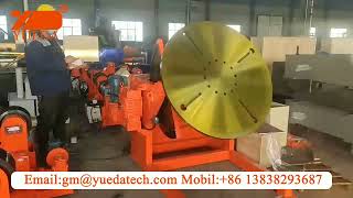 Yueda 2Ton welding positioner for Brazil client