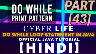 do while print pattern in java