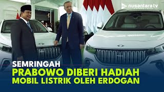 Senyum Semringah Prabowo Diberi Hadiah Mobil Listrik Togg 10X Buatan Turki Oleh Erdogan | NTV