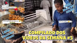 COMPILADO DOS VÍDEOS DA SEMANA #5 (COMIDAS INDIANAS)