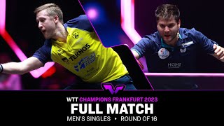 FULL MATCH | Dimitrij OVTCHAROV vs Mattias FALCK | MS R16 | #WTTFrankfurt 2023