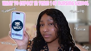 WGU NURSING PROGRAM | What to expect in Term 1