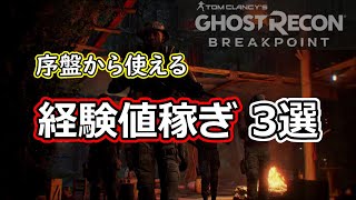 おススメ経験値稼ぎ【ゴーストリコンブレイクポイント / GHOSTRECON BREAKPOINT】