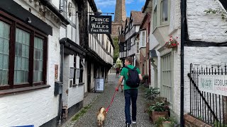 Uk life Vlog - Ledbury - market town? A secret garden cafe