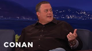 Billy Gardell & Andy Richter Have Beef With Warner Bros. Guards | CONAN on TBS