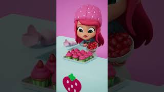 Strawberry Cupcakes 😋 #strawberryshortcake #shorts