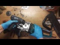 How to repair and assemble Makita UC3503A chain saw oil pump replace