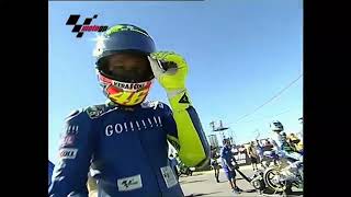 Debut rossi di yamaha motogp 2004 welkom afrika selatan