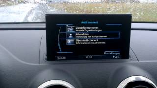 Audi A3 Sportback: MMI Navigation plus mit MMI Touch / Grundfunktionen