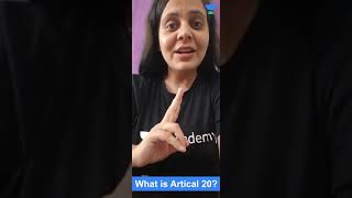 What is Article 20? | By Lalita Dahiya #Article20 #Shorts #Polity #UPSCCSE