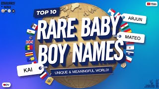 Top 10 Rare Baby Boy Names from Around the World | Baby boys name