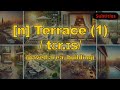 [n] Terrace meaning (paved area, building) with 5 examples