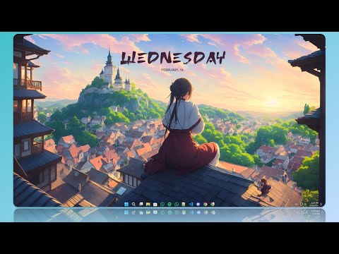 Customize Your Desktop With AMAZING Japanese Theme | Rainmeter 2025