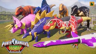 Power Rangers Super Charge Zords: Battle Royal and Skin Showcase