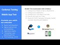 Cerberus Tutorial : How to Test Mobile App using Appium and Browserstack