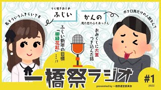 【一橋大学】第１回一橋祭ラジオ　～新パーソナリティは異色の２人！？～